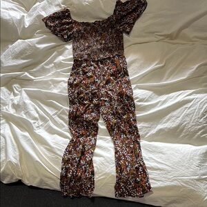 Floral Off-Shoulder Jumpsuit